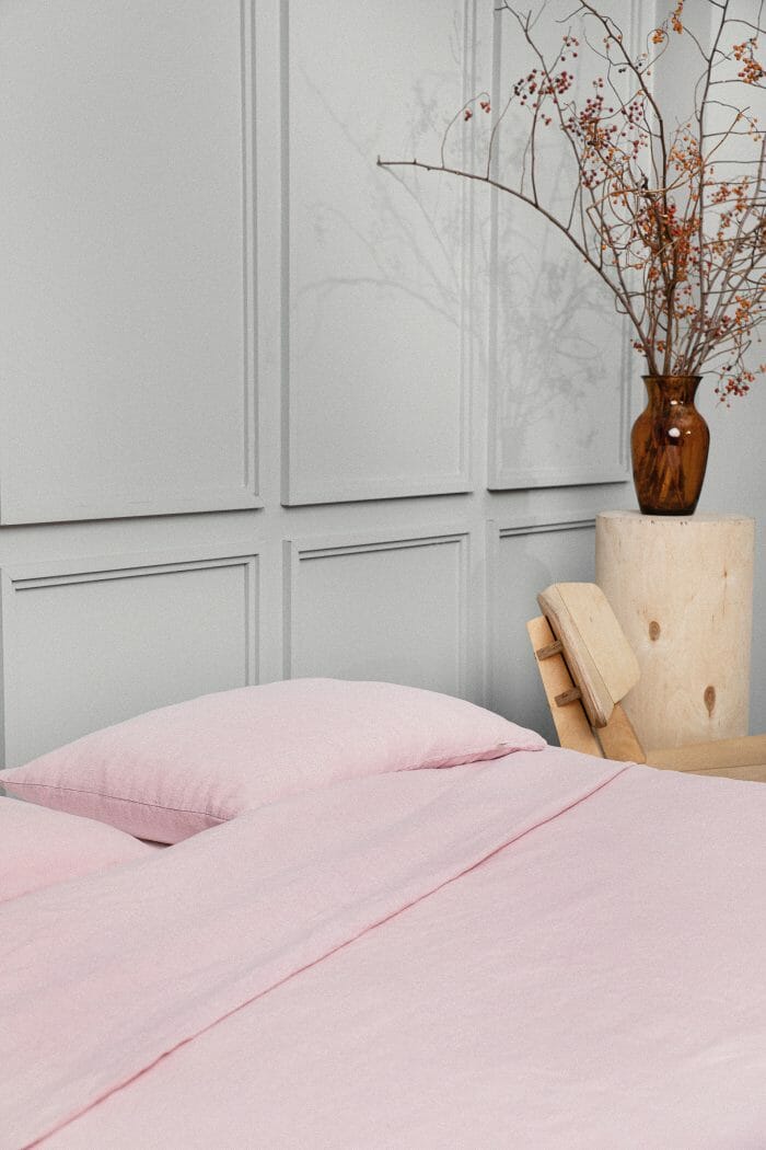 Linen bedding set "Dust pink" - Image 2