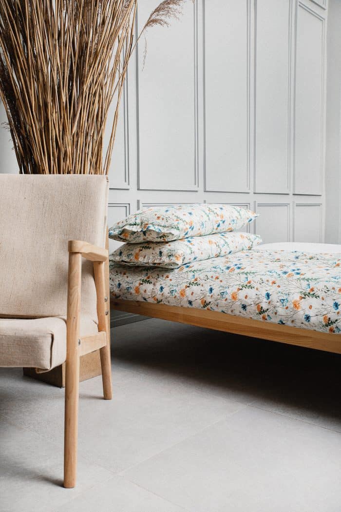 Linen bedding set "Flowers" - Image 2
