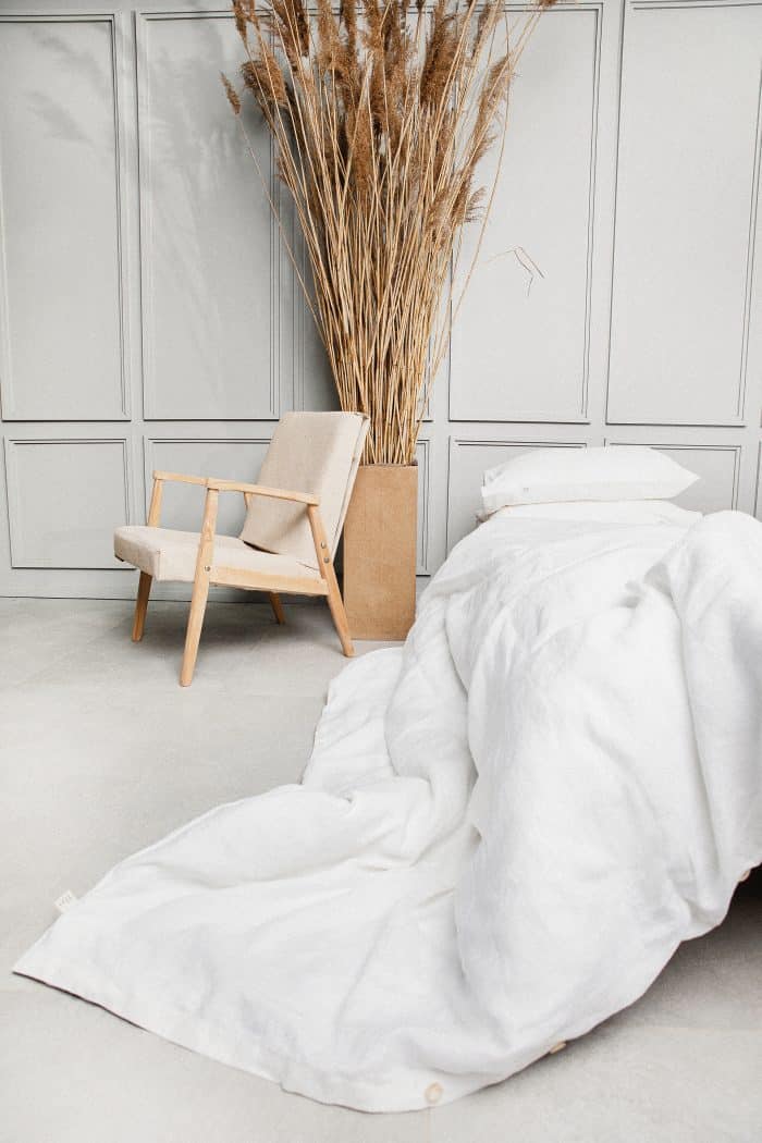 Linen bedding set "Milky white" - Image 2