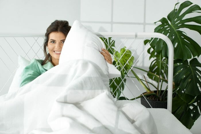 Linen bedding set "Milky white" - Image 4