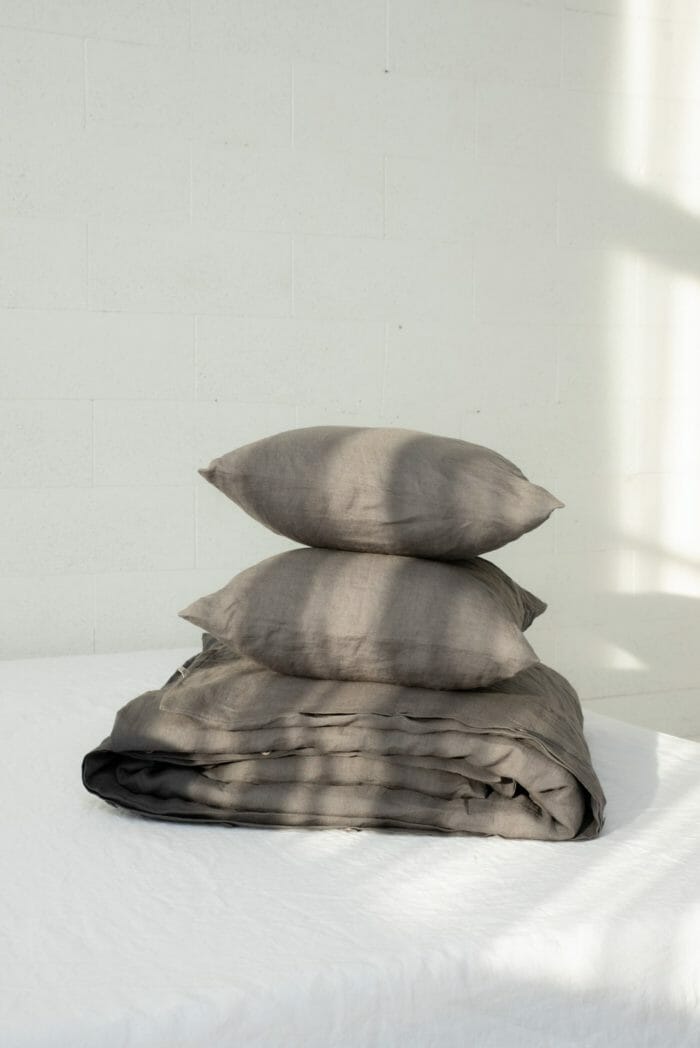 Linen bedding set "Grey"