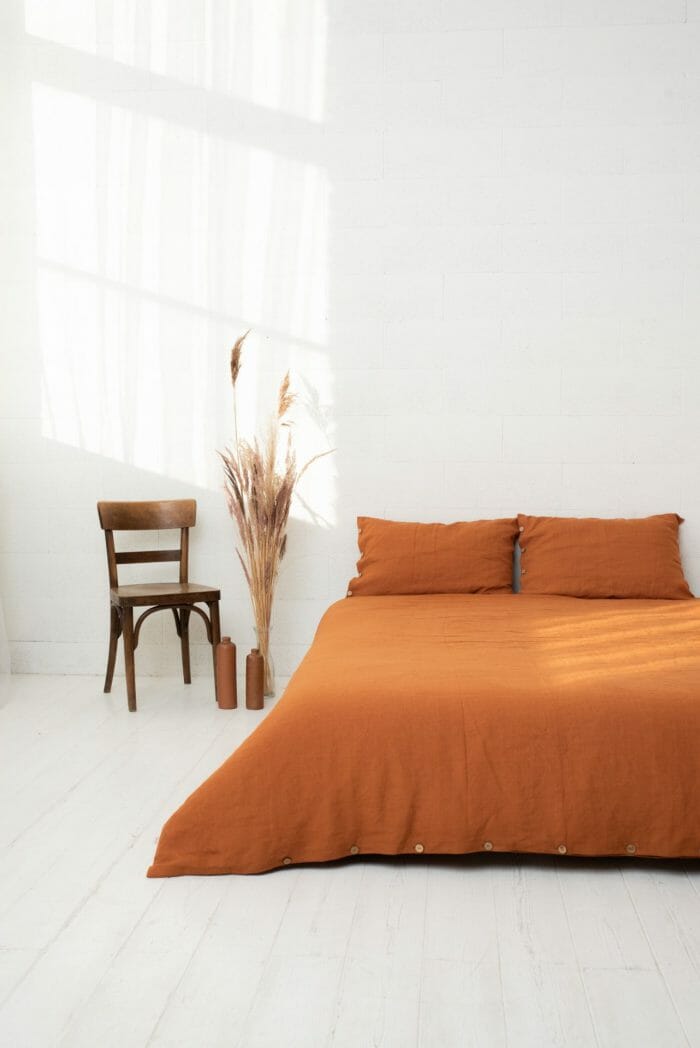Linen bedding set "Cinamon" - Image 5