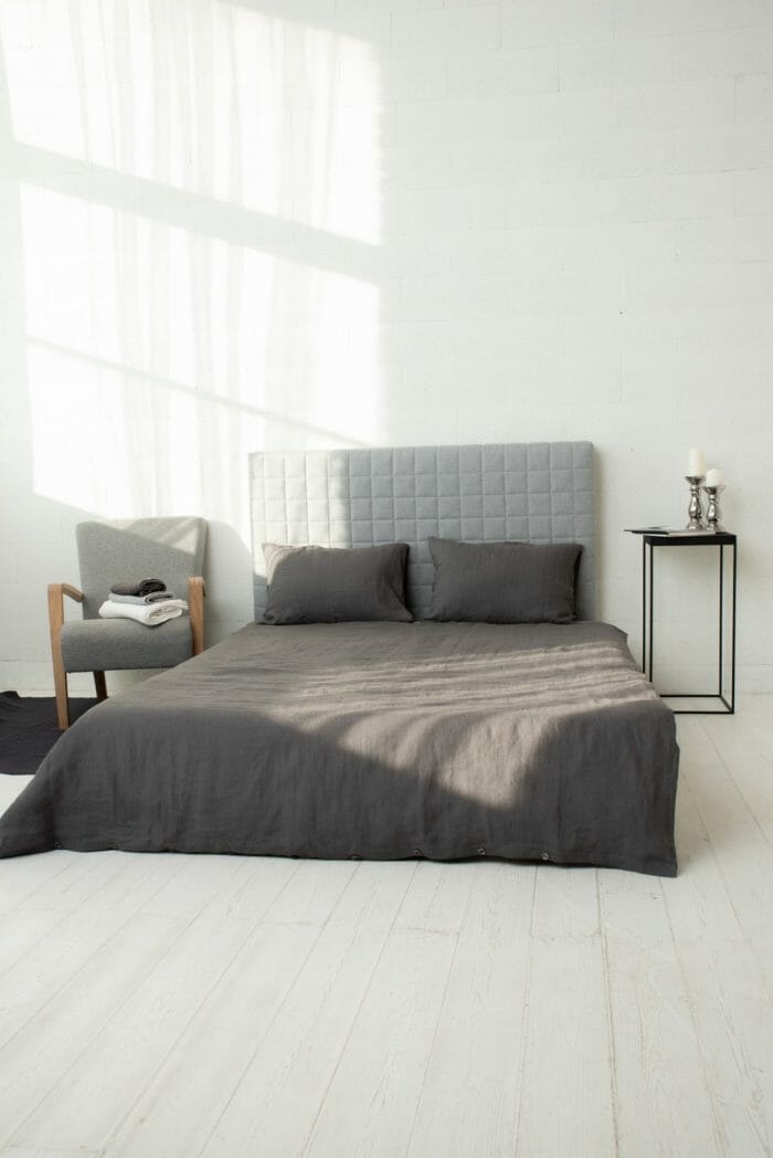 Linen bedding set "Grey" - Image 4