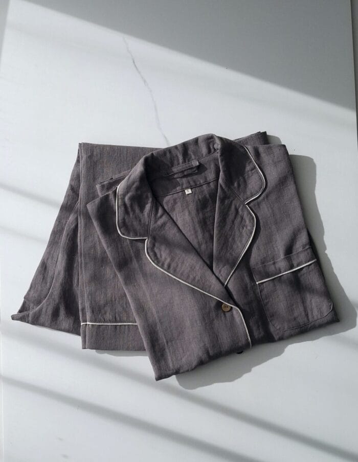 Linen pyjamas "PJS Summer Green" - Image 16
