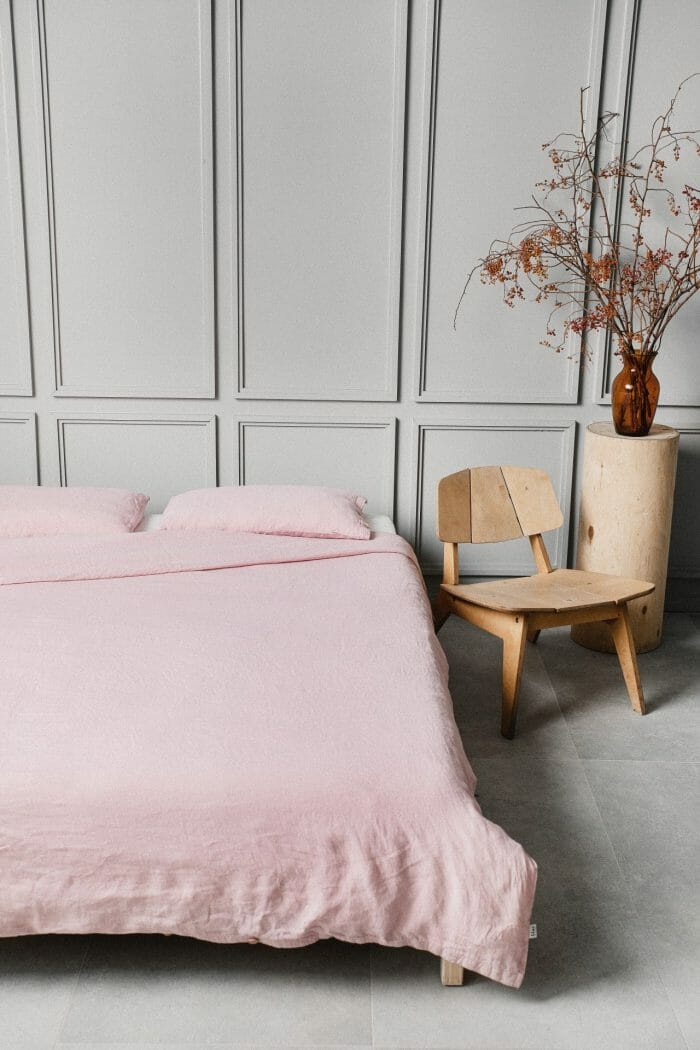 Linen pillow "Dusty pink" - Image 4