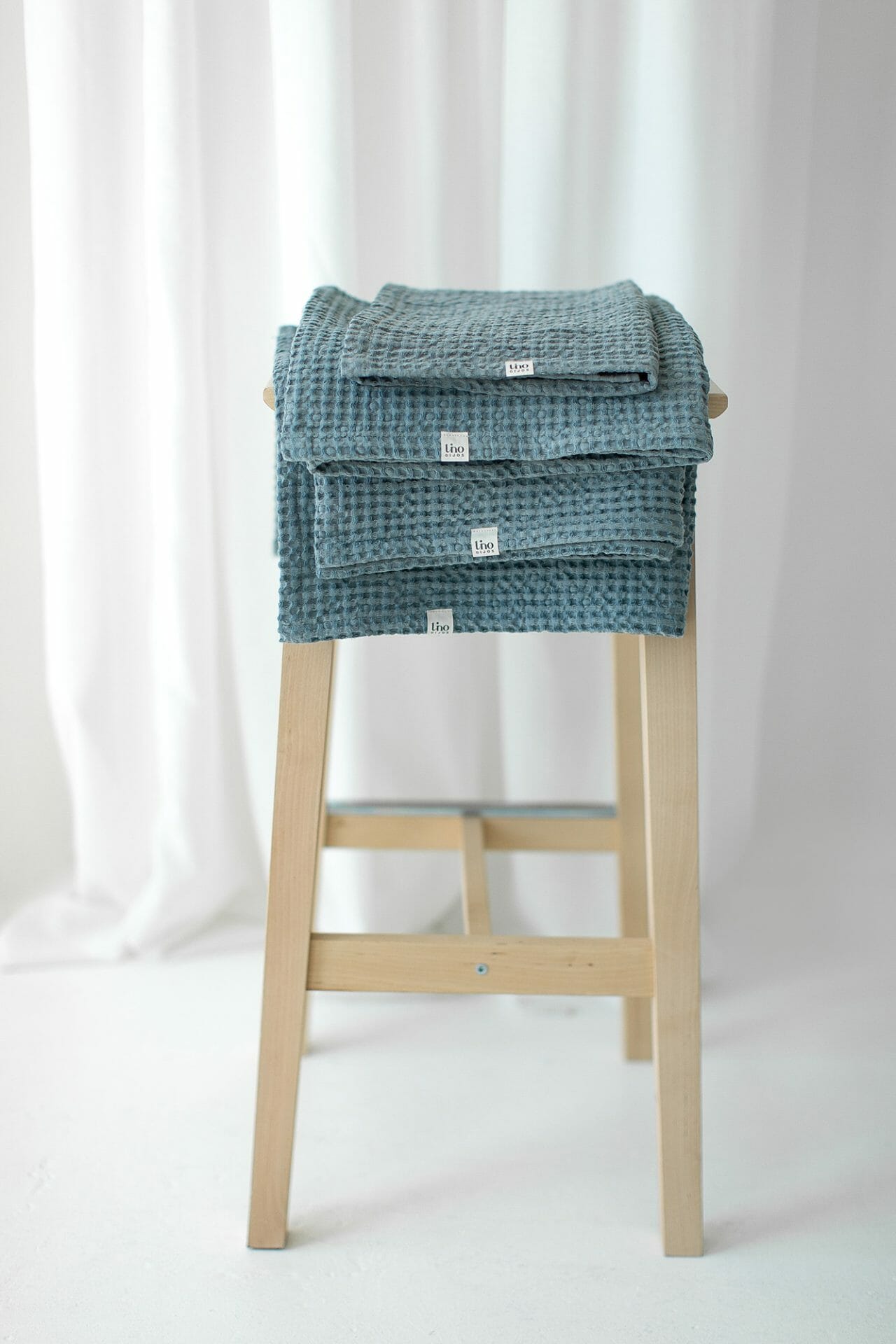 Vonios rankšluostis "Dusty blue" - Image 2