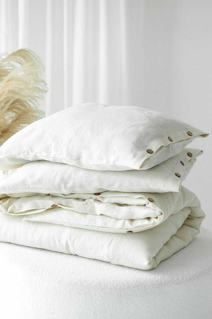 Linen pillow "Creme" - Image 3