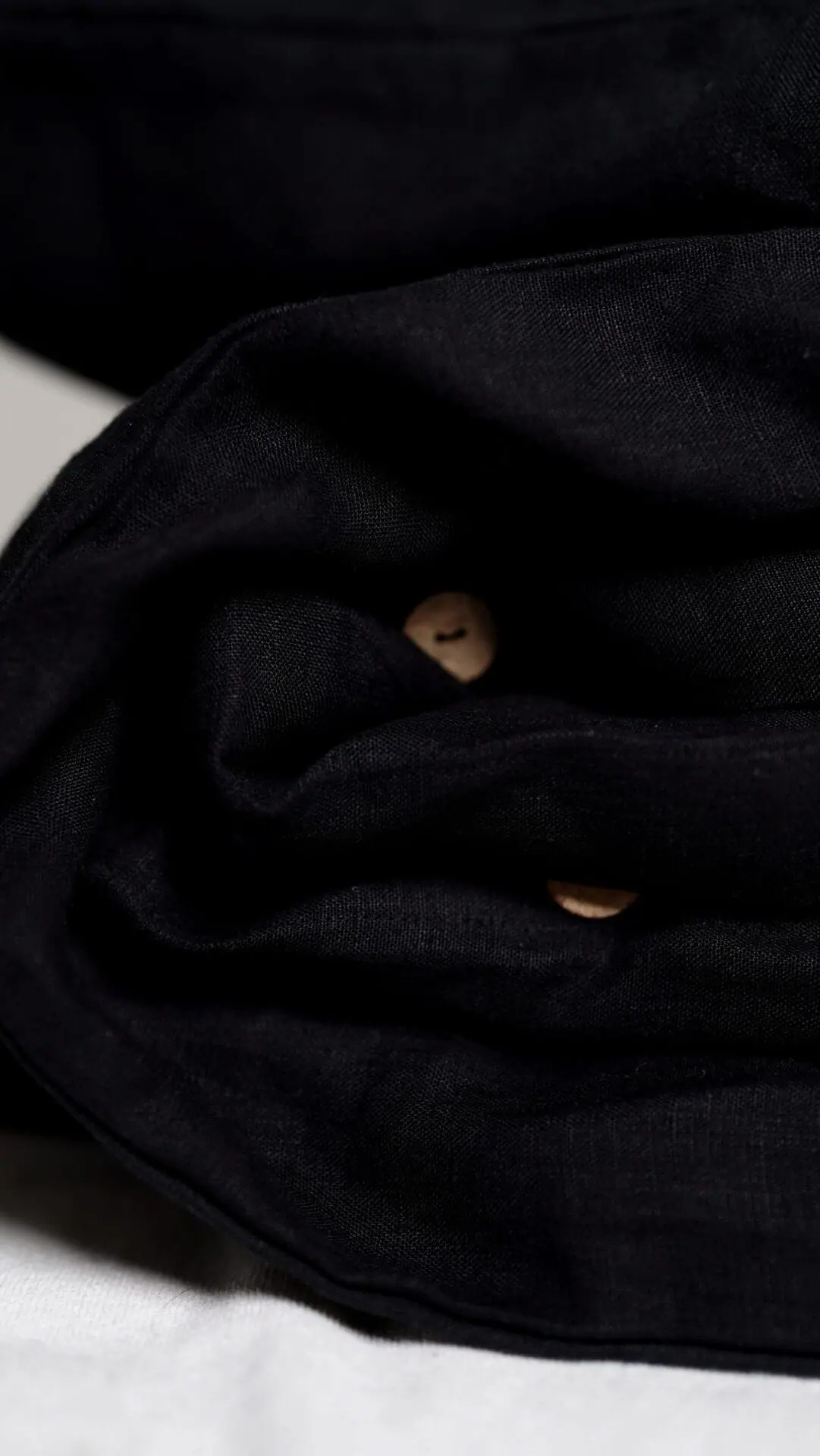 Lininė antklodė "Black" - Image 4