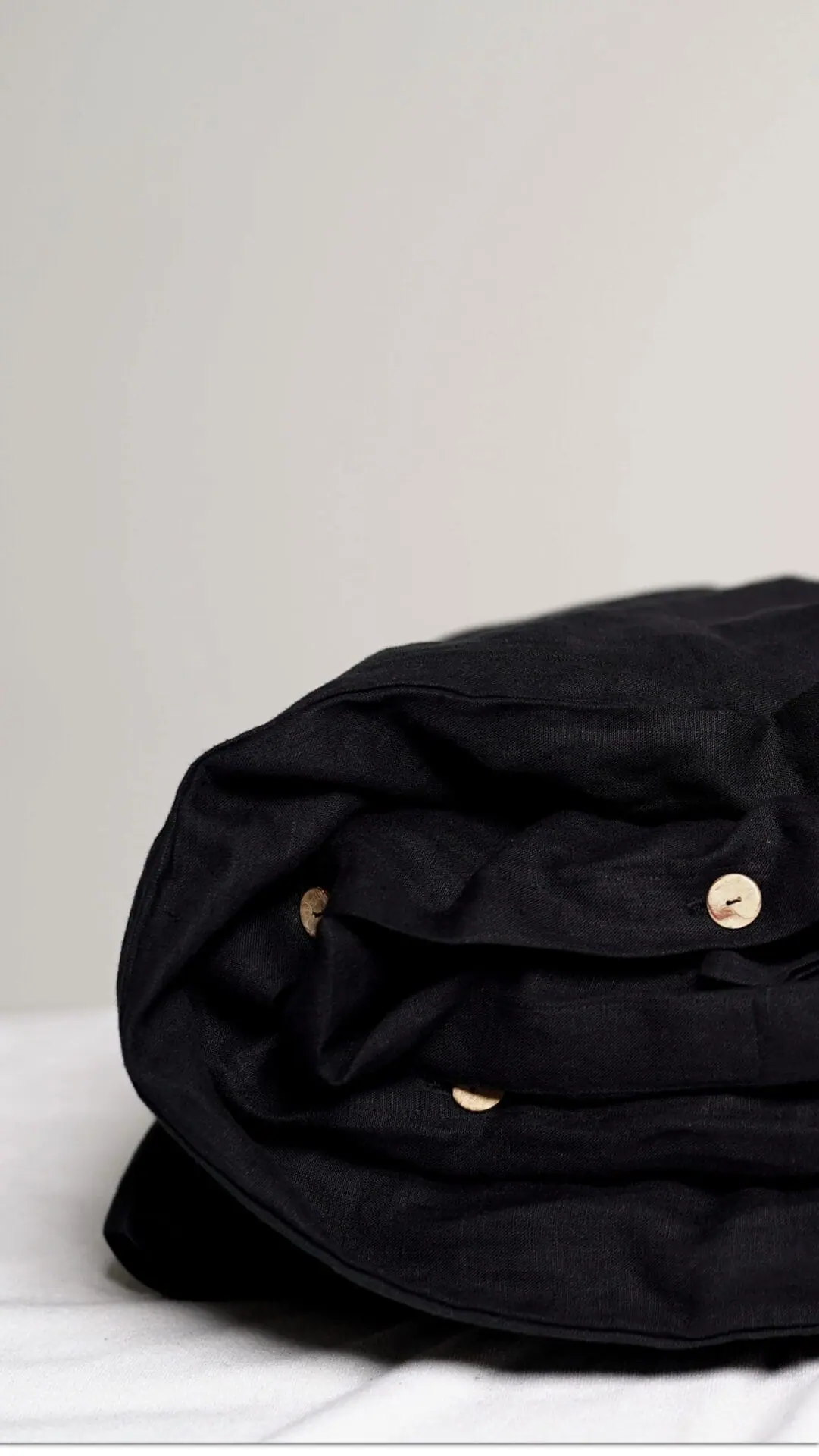 Lininė antklodė "Black"