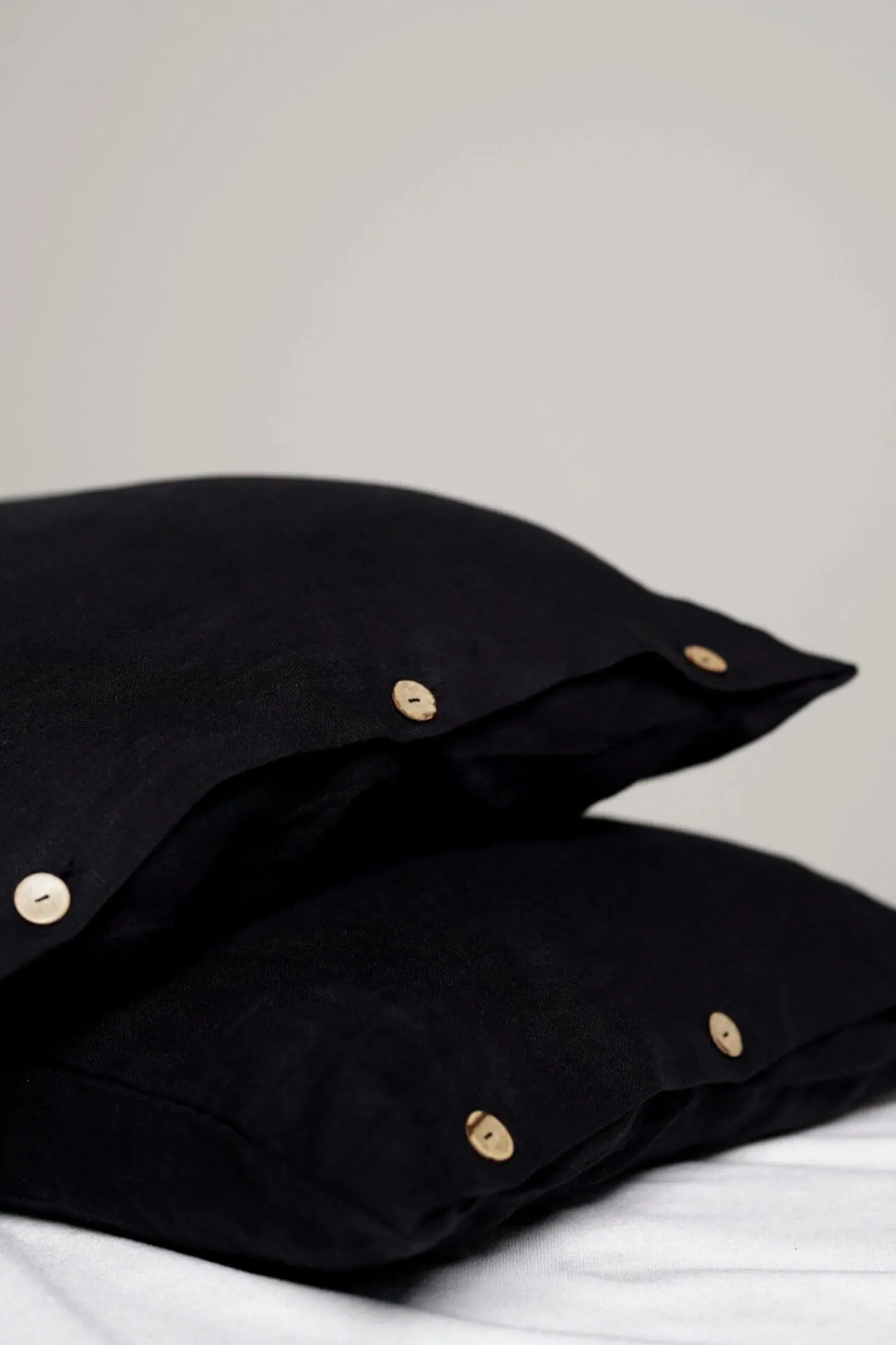 Lininė pagalvė "Black"