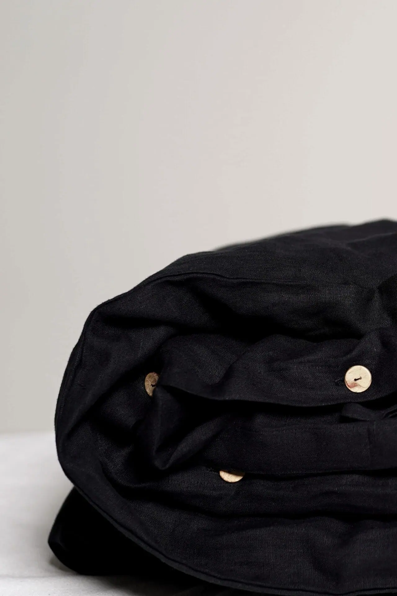 Lininis patalynės komplektas “Black” - Image 5