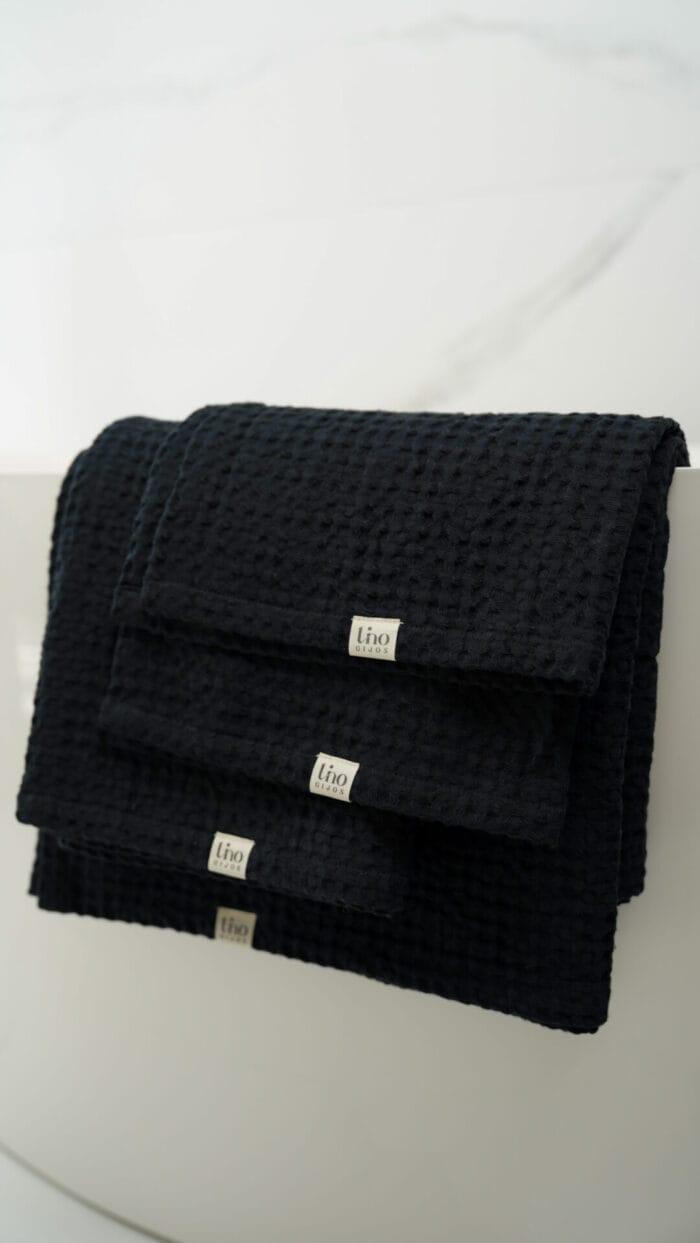 Vonios rankšluostis "Dark grey" - Image 14