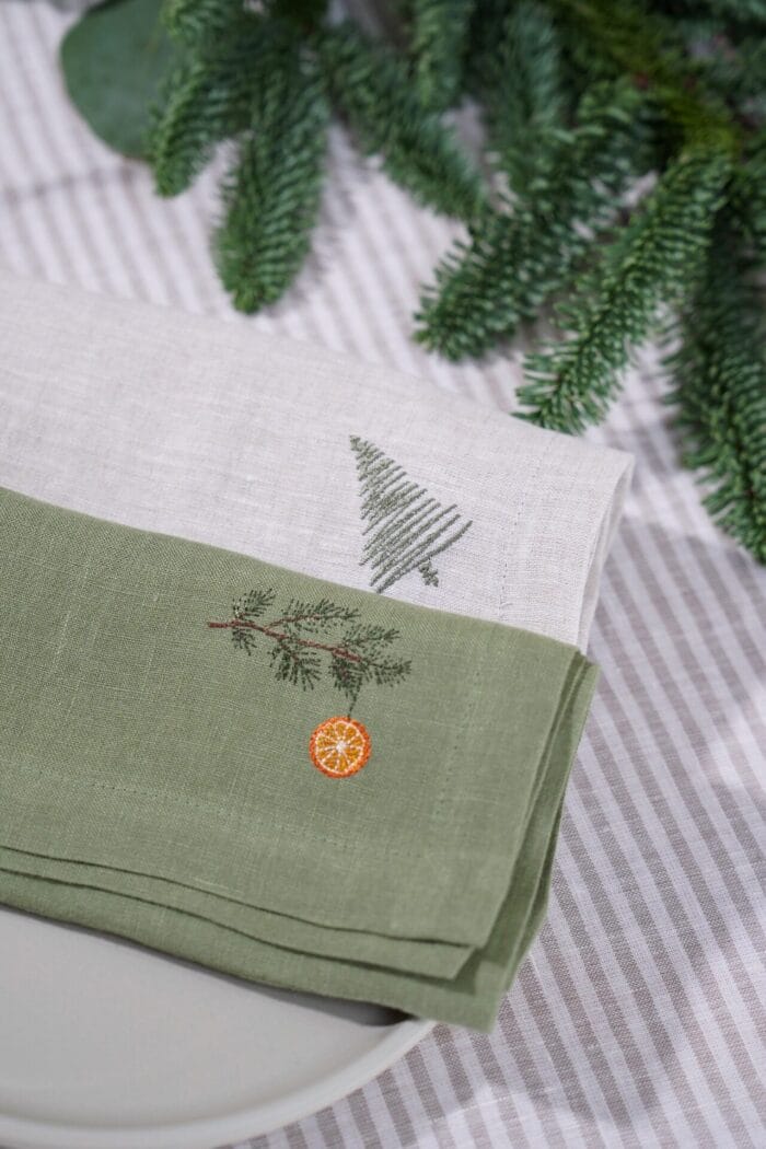 lininės servetėlės