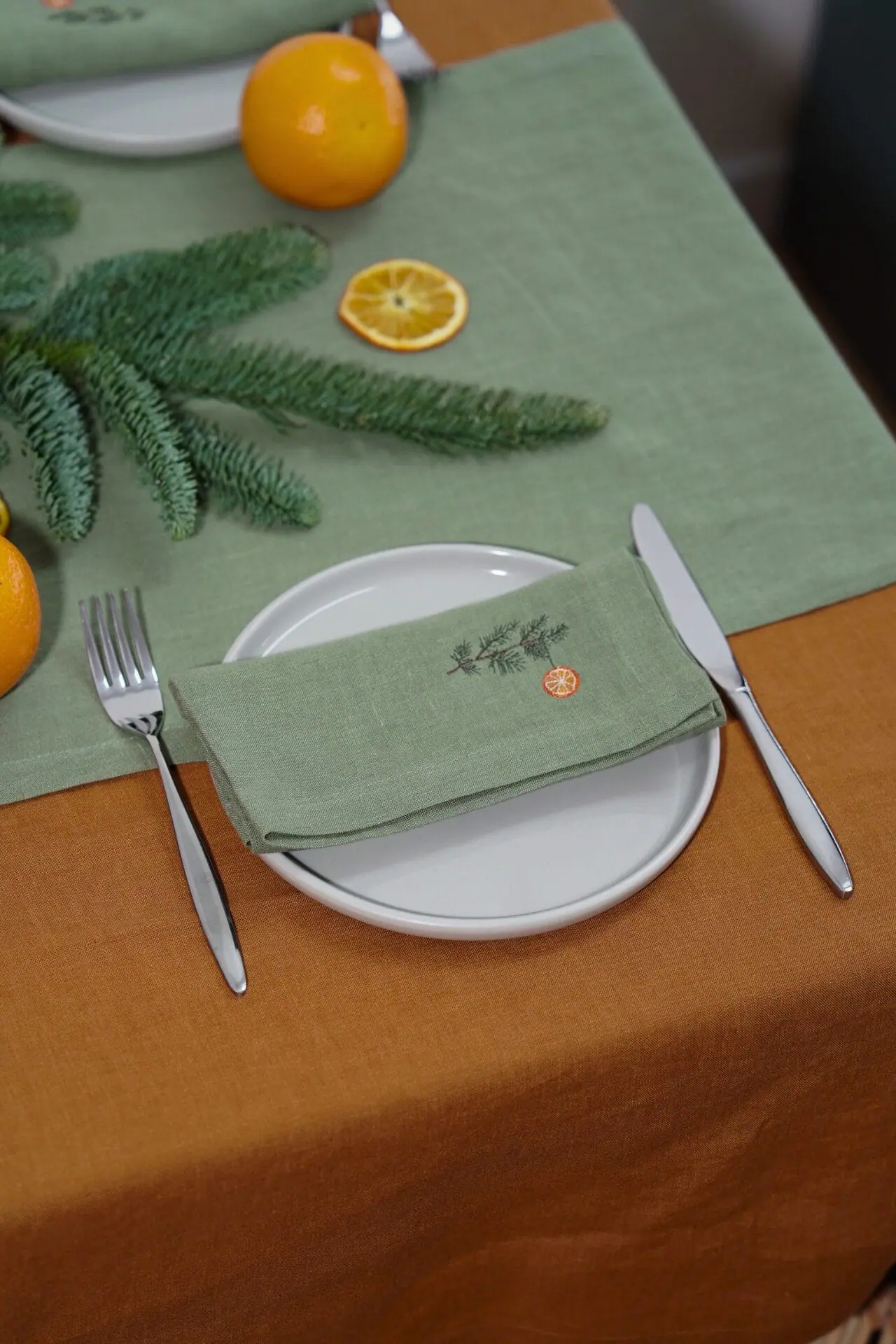 lininės servetėlės