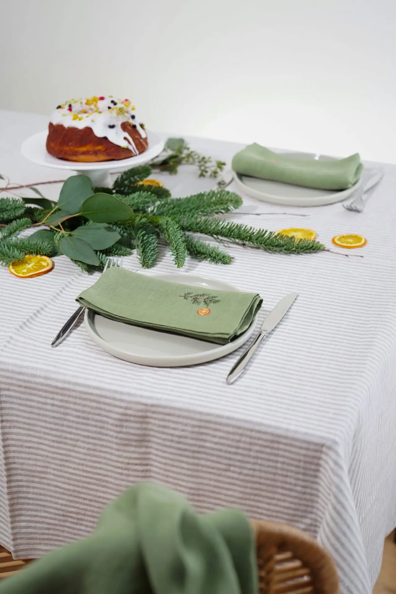 lininės servetėlės